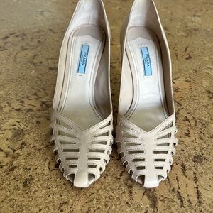 Prada Women's Beige Heels